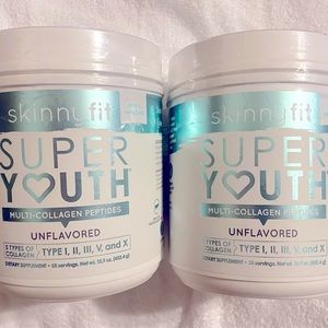 SkinnyFit Super Youth Multi Collagen with Peptides Unflavored Sealed Exp 8/22